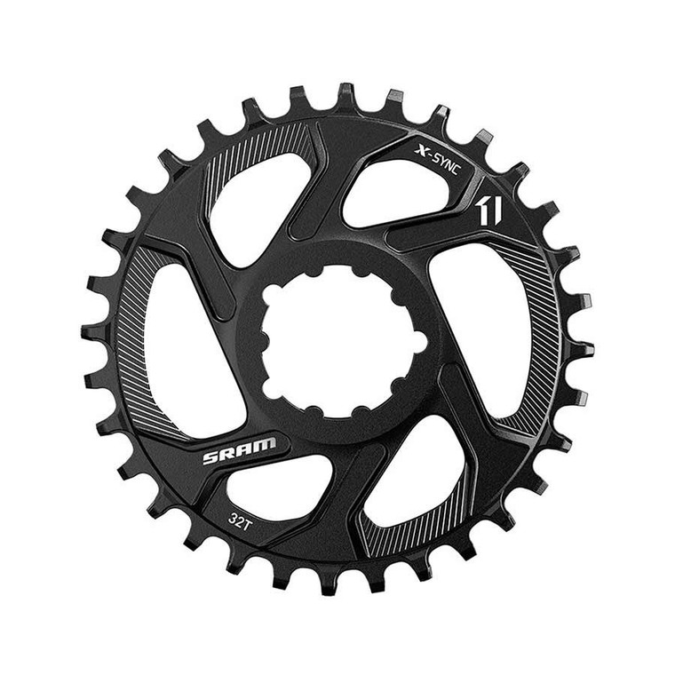SRAM, X-Sync, 30T, 11sp, Direct Mount Chainring, Offset 3mm, Steel, Black