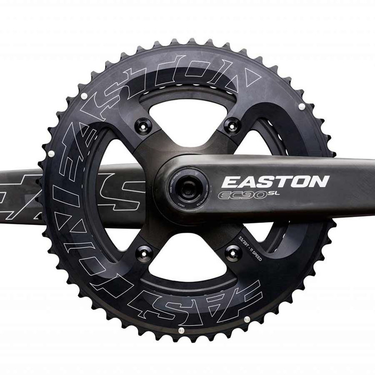 Easton, Cinch 2X, 39/53T Chainring, 11sp, BCD: 64/104, Aluminum, Black