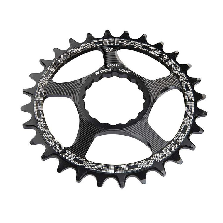 Race Face, Cinch Direct Mount, 28T Chainring, 9-12sp, BCD: Direct Mount, 7075-T6 Aluminum, Black