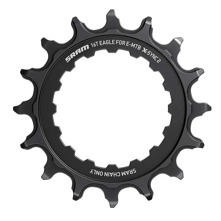 SRAM, X-SYNC 2 Bosch, Chainring, Teeth: 34, Speed: 12, BCD: Direct Mount, Single, Steel, Black