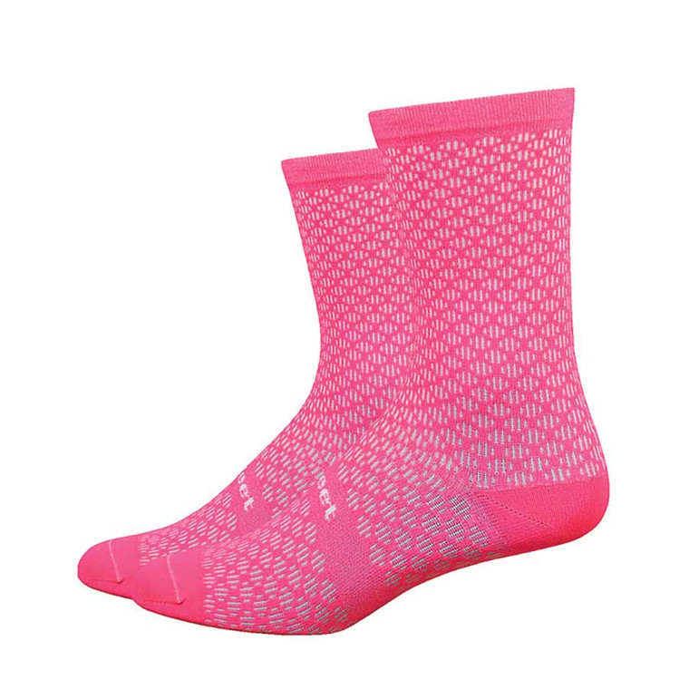 DeFeet, Evo 6'' Mont Ventoux, Socks, Flamingo Pink, XL