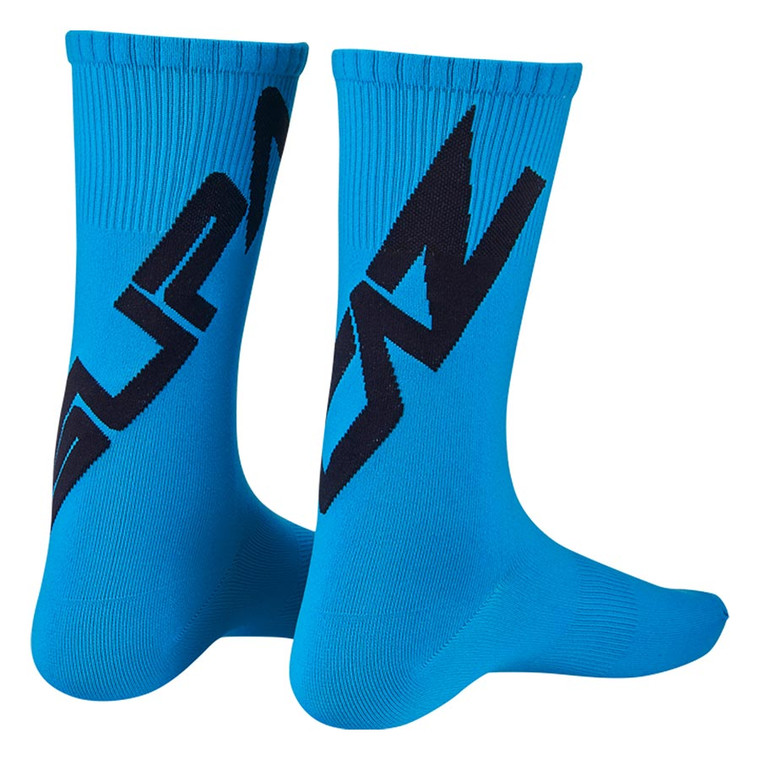 Supacaz, SupaSox Twisted, Socks, Black/Neon Blue, S, Pair