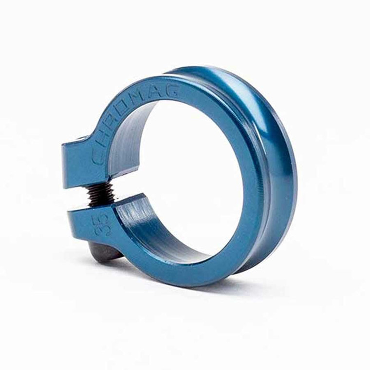 Chromag, Seatpost clamp with bolt, 35mm, Blue
