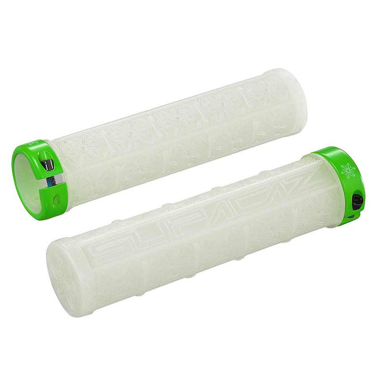 Supacaz, Grizips Classic, Grips, 135mm, Glow in the dark/Neon green, Pair