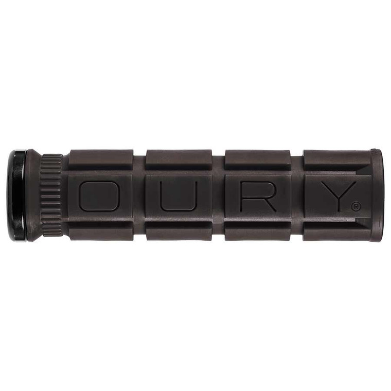 Oury Grips, Single-Sided Lock-On, Grips, 135mm, Jet Black, Pair