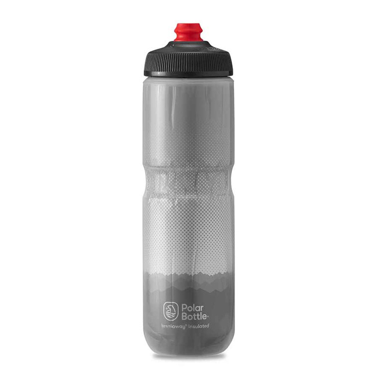 Polar, Breakaway Insulated 24oz, Water Bottle, 710ml / 24oz, Charcoal/Silver