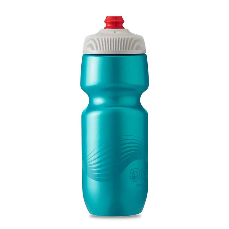 Polar, Breakaway 24oz, Water Bottle, 710ml / 24oz, Teal/Silver