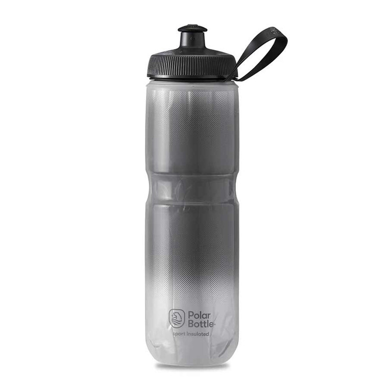 Polar, Sport Insulated 24oz, Water Bottle, 710ml / 24oz, Charcoal/Silver