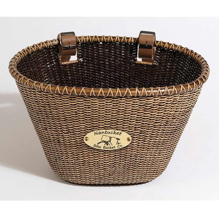 Nantucket, Ligthship, Oval basket, 14''x10''x8.5'', Stained