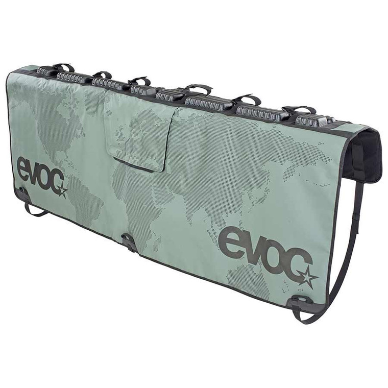 EVOC, Tailgate Pad, 136cm / 53.5'' wide, for mid-sized trucks, Olive