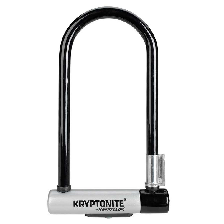 Kryptonite, KryptoLok STD (DD), U-Lock, Key, 101x229mm, 4''X9'', Thickness in mm: 13mm, Grey