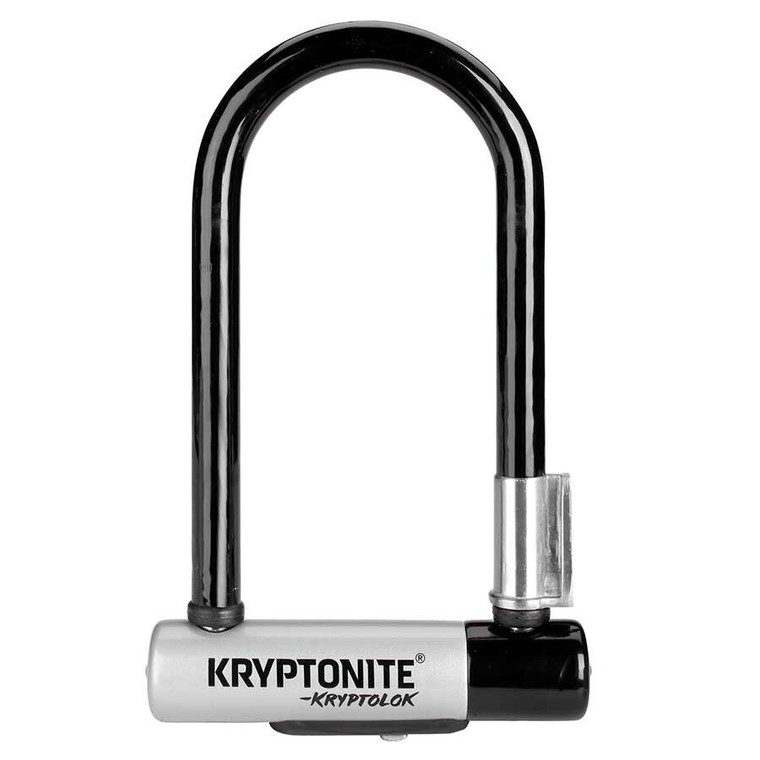 Kryptonite, KryptoLok Mini-7 (DD), U-Lock, Key, 83x178mm, 3.25''x7'', Thickness in mm: 13mm, Grey