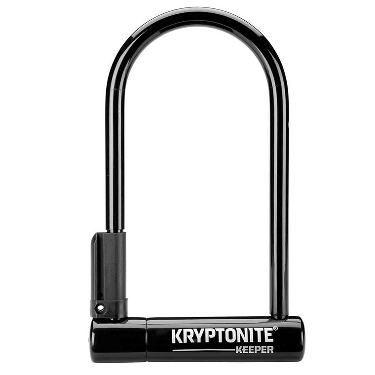 Kryptonite, Keeper STD (DD), U-Lock, Key, 102x203mm, 4''x8'', Thickness in mm: 12mm, Black
