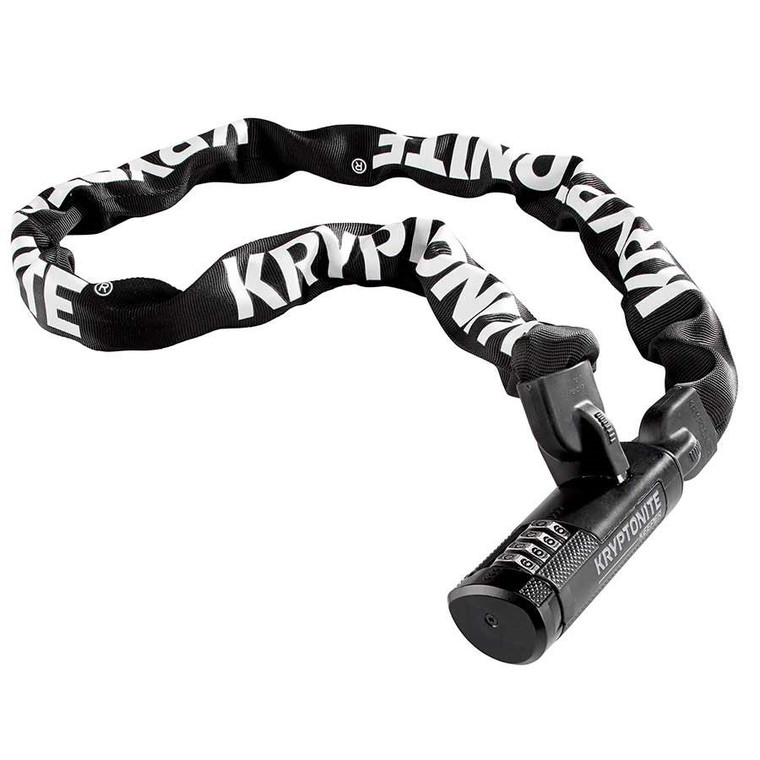 Kryptonite, Keeper 712, Chain Lock, Combination, 7mm, 120cm, 4', Black