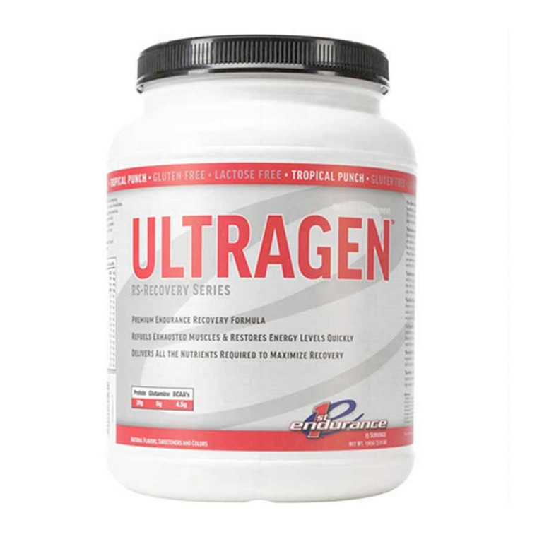 1st Endurance, Ultragen, Drink Mix, Tropical Fruits, Jar, 15 servings