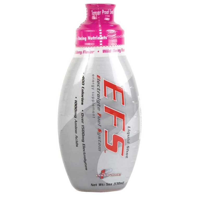 1st Endurance, EFS LiquidShot Flask, Wild berry, 6 x 5oz