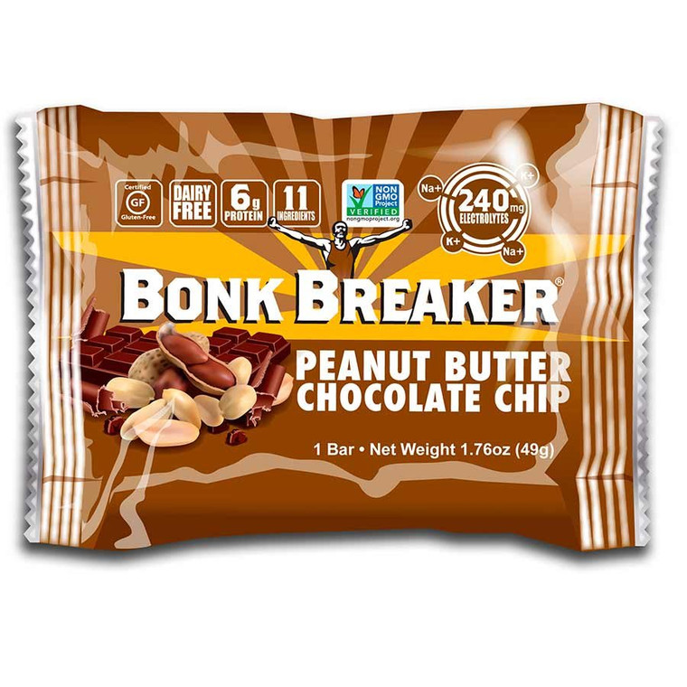 Bonk Breaker, Peanut Butter Dark Choc Chip, 12pcs