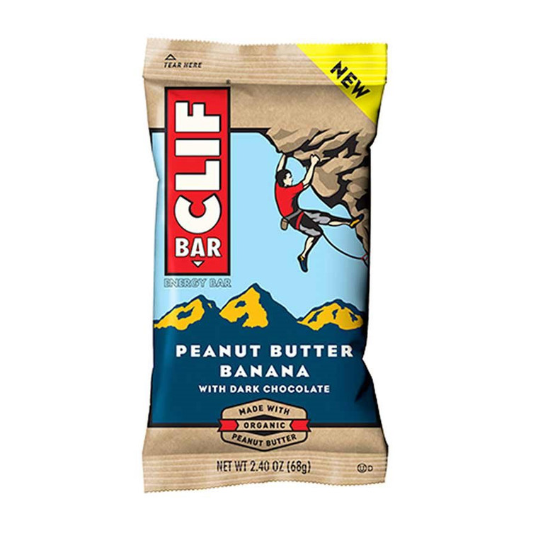 Clif, Energy bars, Peanut Butter/Banana/Dark Chocolate, 12pcs