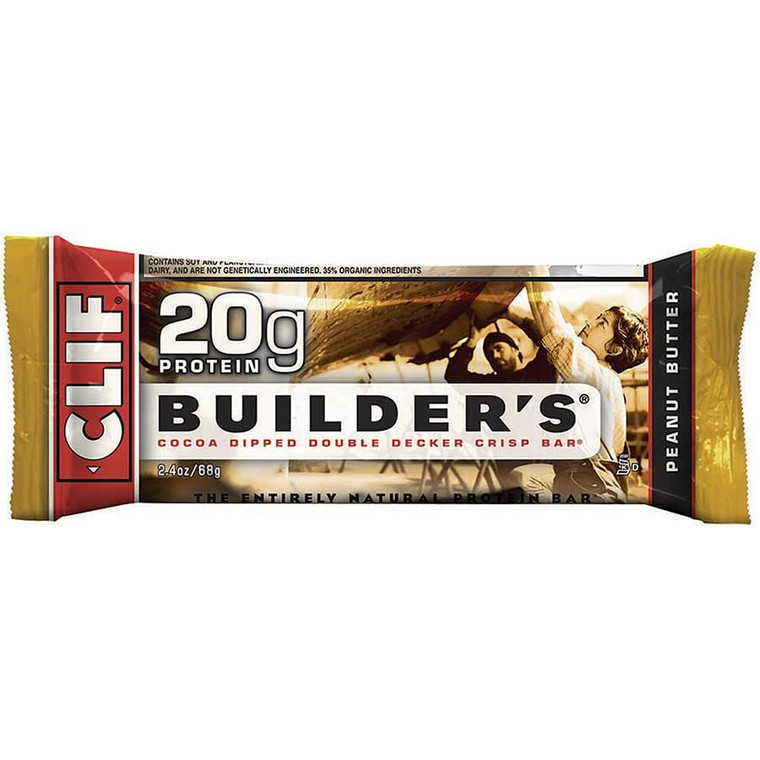 Clif, Builder's Bar Chocolate Peanut Butter, 12pcs