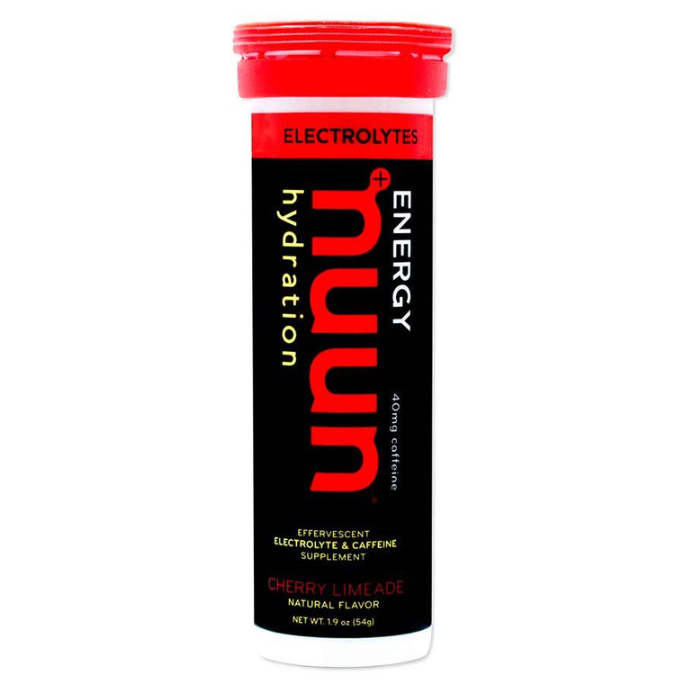 Nuun, Electrolytes w/ Caffeine, Drink Mix, Cherry Limeade, Box of 8, 10 servings