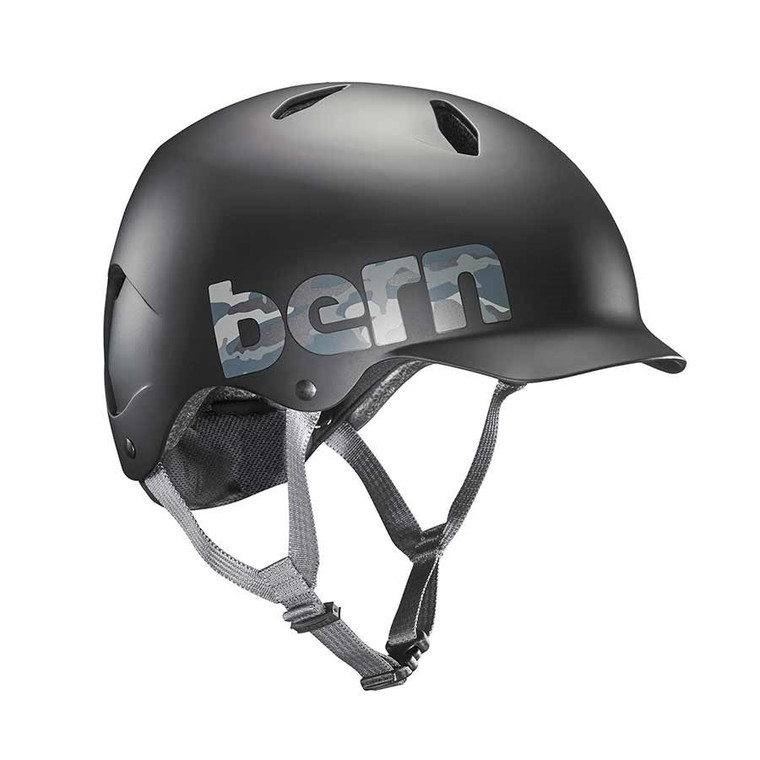 Bern, Bandito, Helmet, Matte Black Camo, ML, 55.5 - 59cm