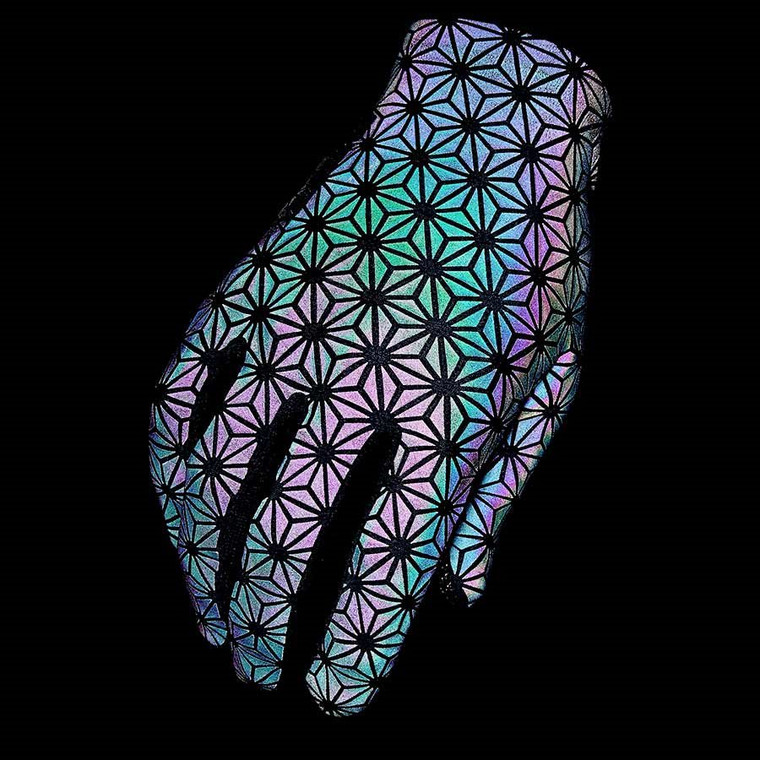 Supacaz, SupaG Long, Full Finger Gloves, Oil Slick, XL, Pair