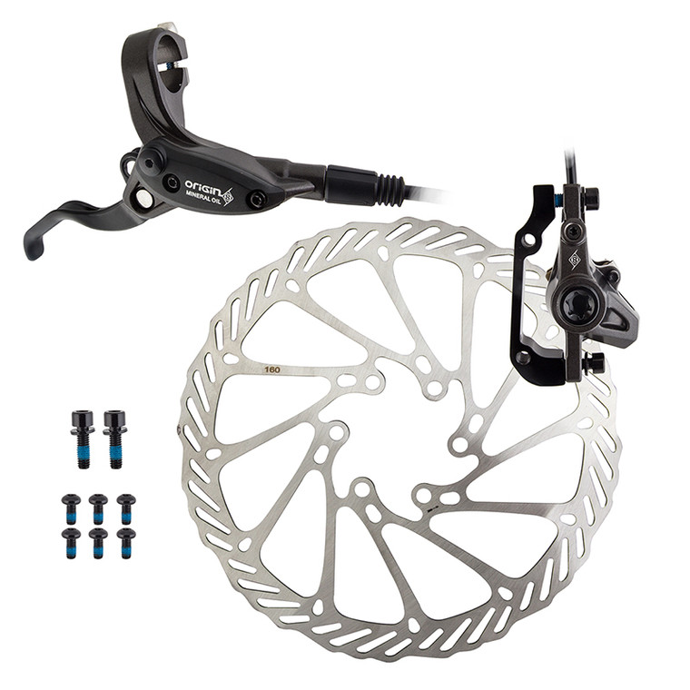 ORIGIN8 BRAKE DISC OR8 VISE HYD MTB RR w/LVR 160 BK