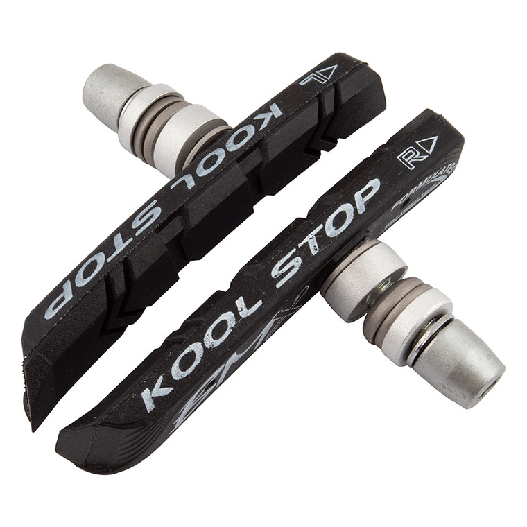 KOOLSTOP BRAKE SHOES K/S V-BRAKE BMX BK PR w/HRDWR KS-BMXB