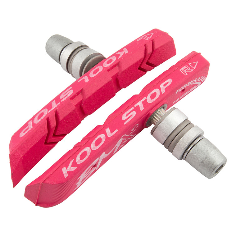 KOOLSTOP BRAKE SHOES K/S V-BRAKE BMX PK PR w/HRDWR KS-BMXPK