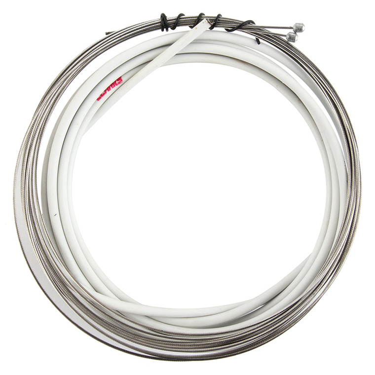 CLARKS CABLE GEAR CLK KIT F+R SS SPT RD/MT WHT 8009 WHITE