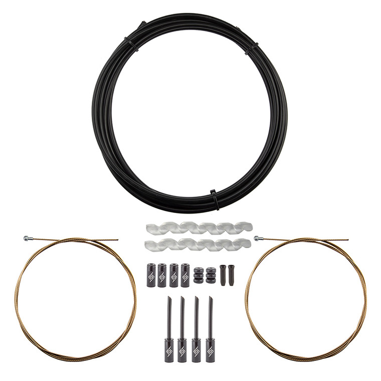 ORIGIN8 CABLE BRAKE OR8 KIT SUPERSLICK COMPRESSIONLESS F+R MT BK