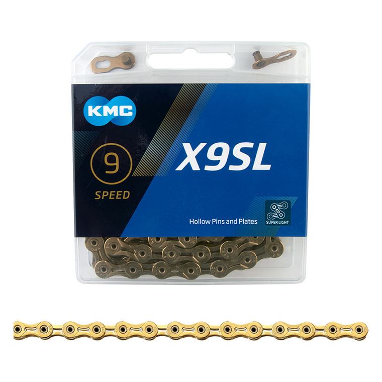 KMC CHAIN KMC X9SL 9s Ti-N GD 116L X9SL-116L-TI GOLD