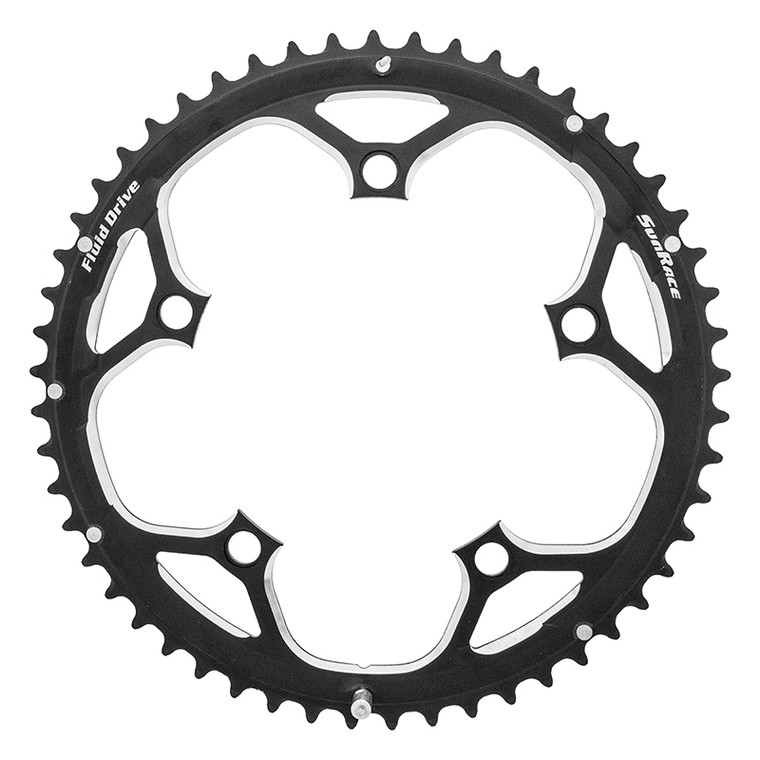 SUNRACE CHAINRING SUNRACE 53T 130mm RS0 BK CRRS0.5301.1S0