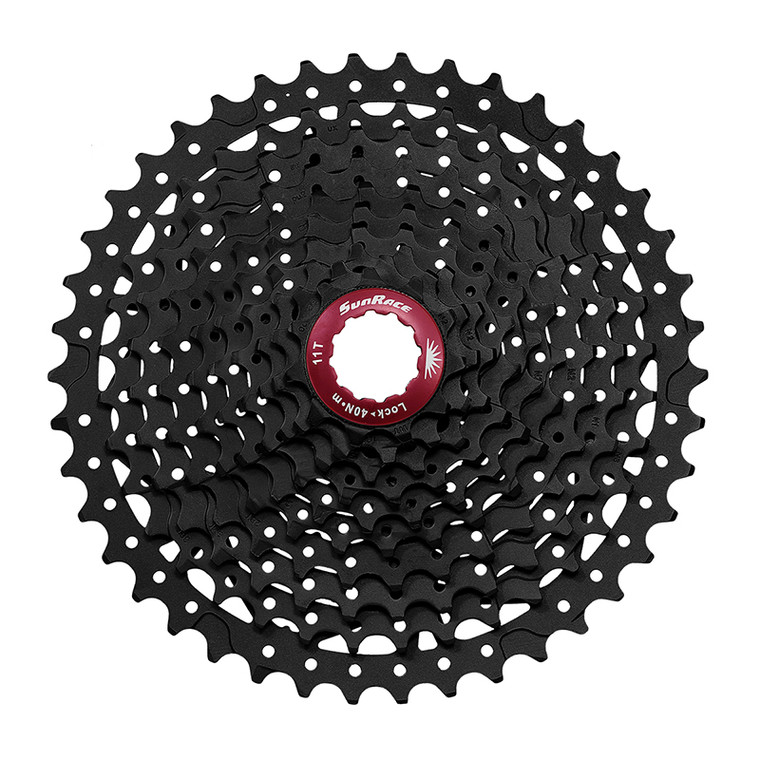 SUNRACE FH CASS SUNRACE CSMX 11-42 BK/RD 10s CSMX3.TAYR.OS1.BX