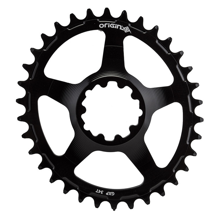 ORIGIN8 CHAINRING OR8 HOLDFAST OVAL DIRECT GXP 34T 10/11/12s BK