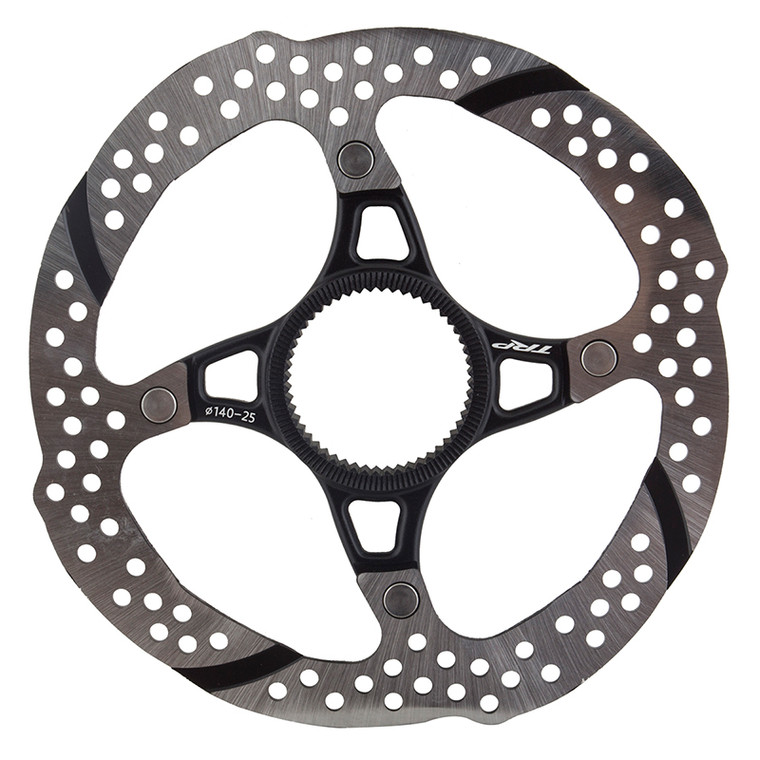 TRP BRAKE PART TRP DISC ROTOR TR-25 140mm CL BK LOCK RING NOT INCLUDED TRP 140-25