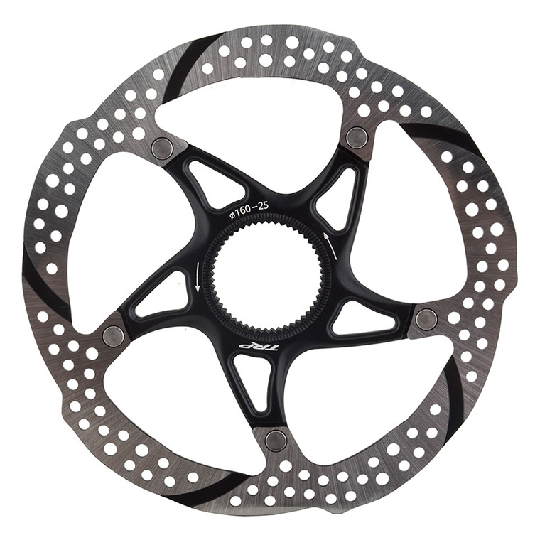 TRP BRAKE PART TRP DISC ROTOR TR-25 160mm CL BK LOCK RING NOT INCLUDED TRP 160-25