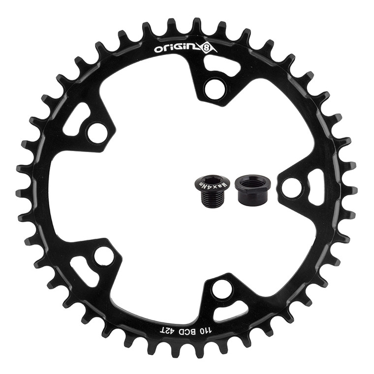 ORIGIN8 CHAINRING OR8 HOLDFAST f/SRAM 110mm 42T 10/11s 5B BK