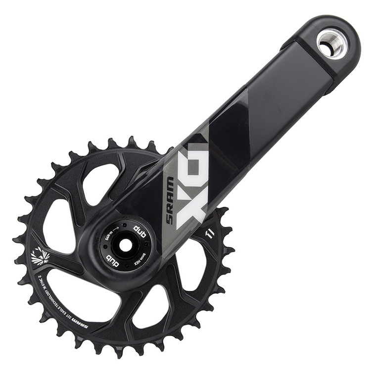 SRAM CRANKSET SRAM X01 EAGLE 170x32 DM DUB XSYBC2 w/oCUPS BK 00.6118.527.005