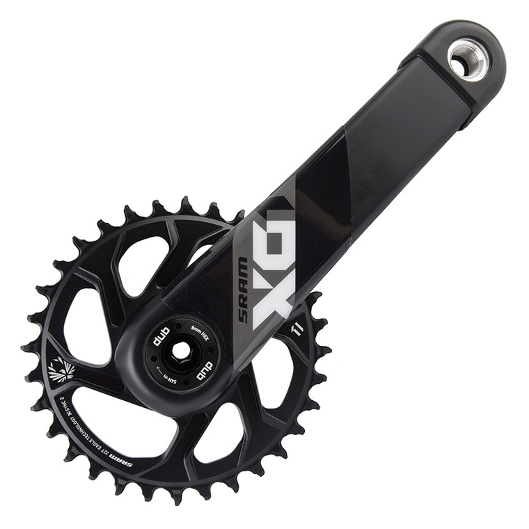 SRAM CRANKSET SRAM X01 EAGLE 175x32 DM DUB XSYBC2 w/oCUPS BK 00.6118.527.004