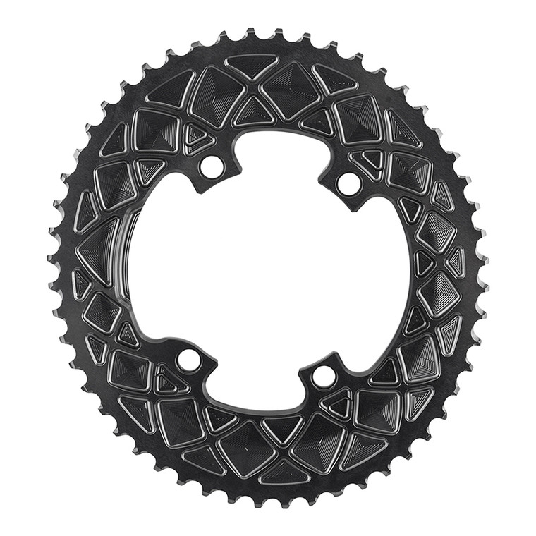 ABSOLUTE BLACK CHAINRING ABSOLUTEBLACK OVAL 110mm 52T 4B 2X 9100 GY ROV9100/52/4GR