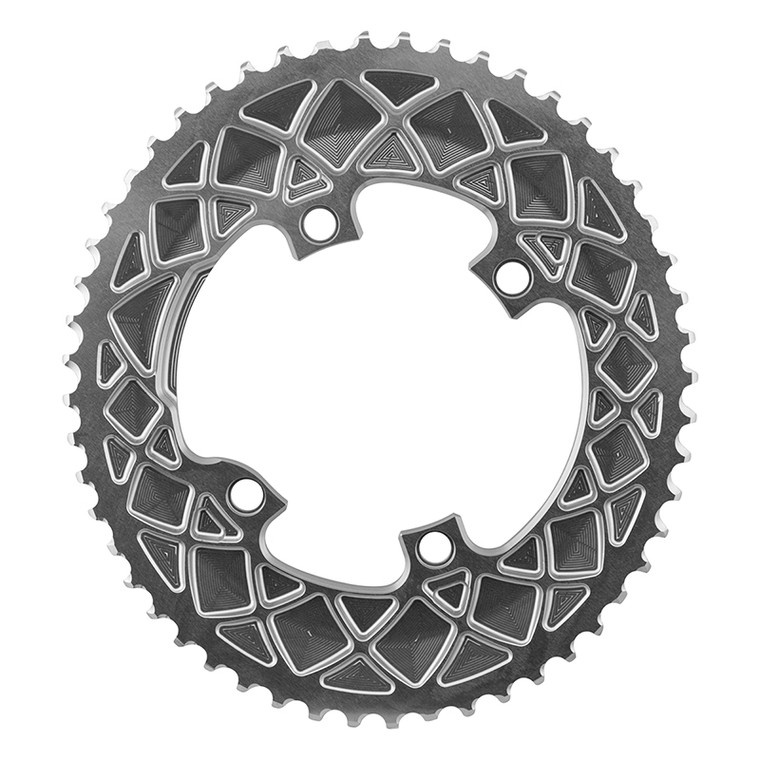 ABSOLUTE BLACK CHAINRING ABSOLUTEBLACK OVAL 110mm 52T 4B 2X 9100 CHAMPAGNE ROV9100/52/4CH