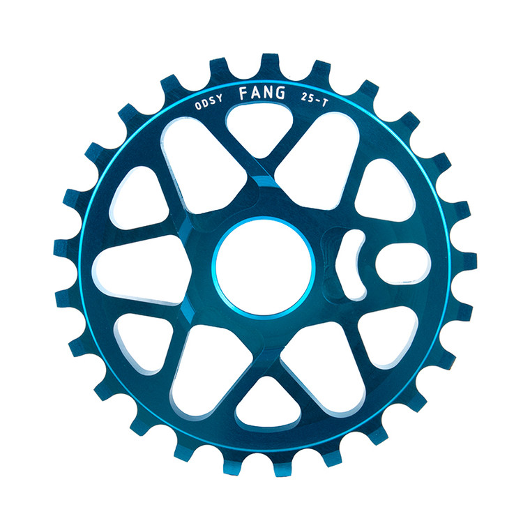 ODYSSEY CHAINRING 1pc ODY 25T TOM DUGAN FANG ANO-CYAN BL C-407-ACYN