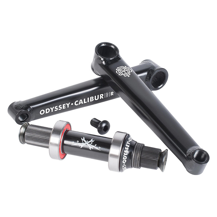 ODYSSEY CRANKARM ODY CALIBUR V2 RHD/LHD 160 2pc w/22mm BB R-BK C-196-RBK