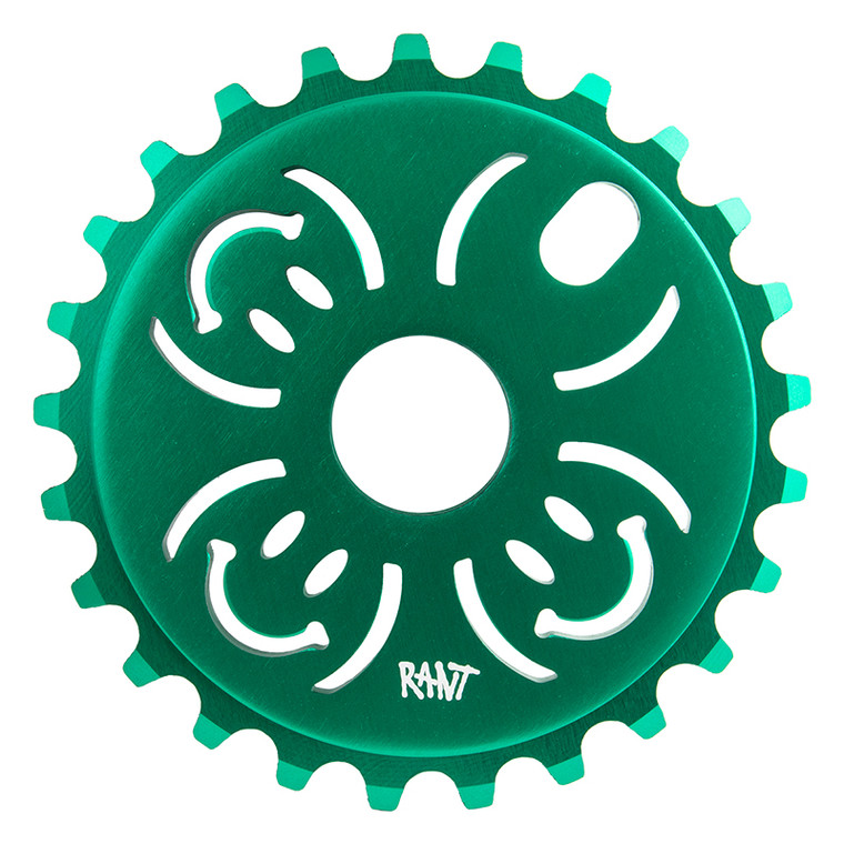 RANT CHAINRING 1pc RANT 25T 1/8 HABD TEAL 412-18155 25T