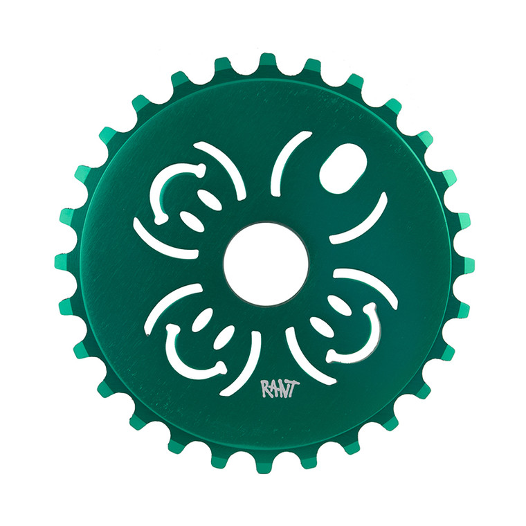 RANT CHAINRING 1pc RANT 28T 1/8 HABD TEAL 412-18155 28T