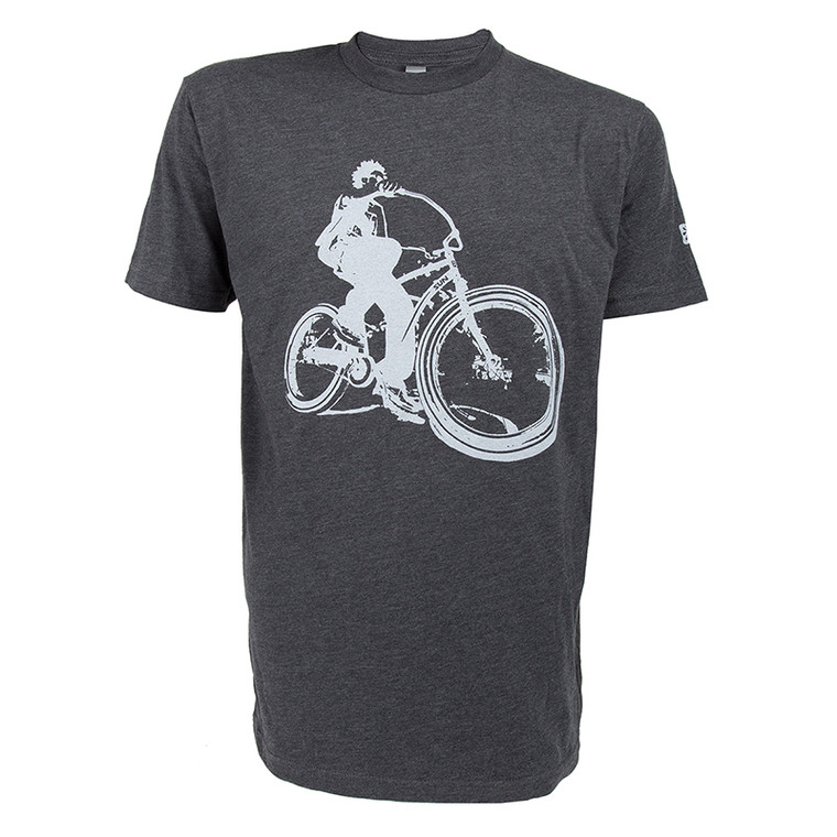 SUN BICYCLES CLOTHING T-SHIRT SUN FAT-C 60/40 MED CHARCOAL