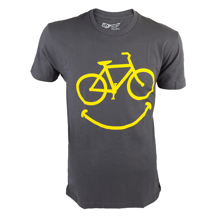 DHDWEAR CLOTHING T-SHIRT DHD SMILEY MD GRY