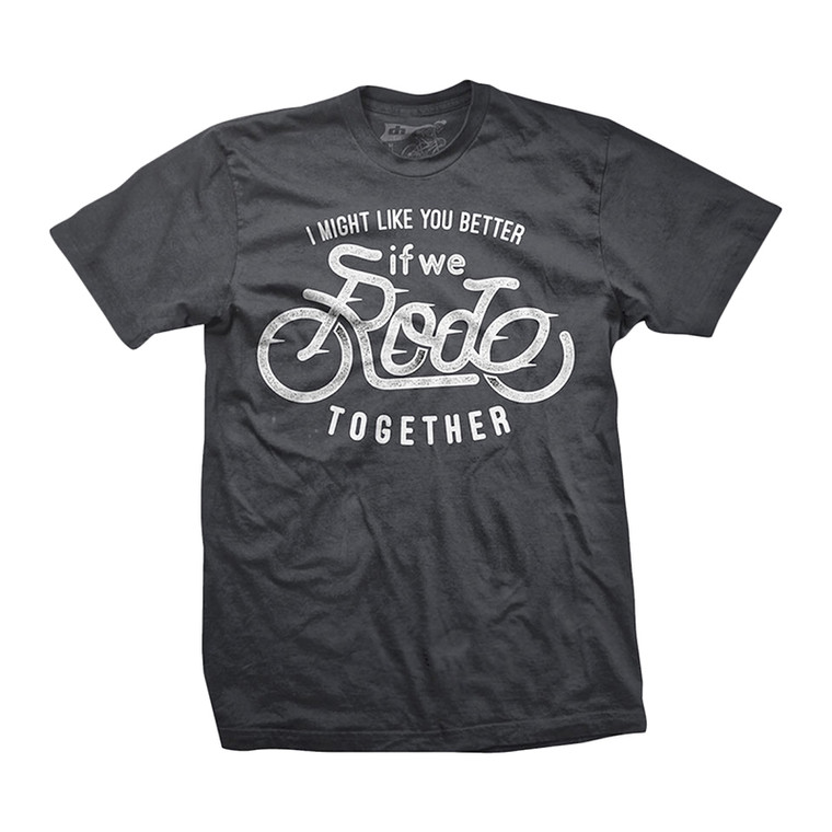 DHDWEAR CLOTHING T-SHIRT DHD RODE TOGETHER SM HVY MTL GY RODE-TOGTHER