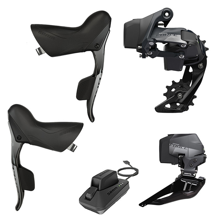 SRAM GROUP KIT SRAM ETAP 2X FORCE AXS ROAD SHIFTER/RD & BATTERY/FD & BATTERY/CHARGER & CORD 00.7918.077.001